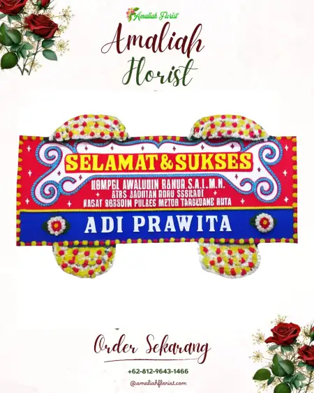 Papan Bunga Ucapan Selamat Balongwono